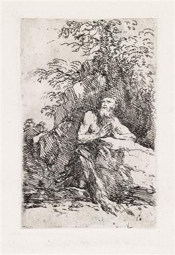 SALVATOR ROSA Three etchings.